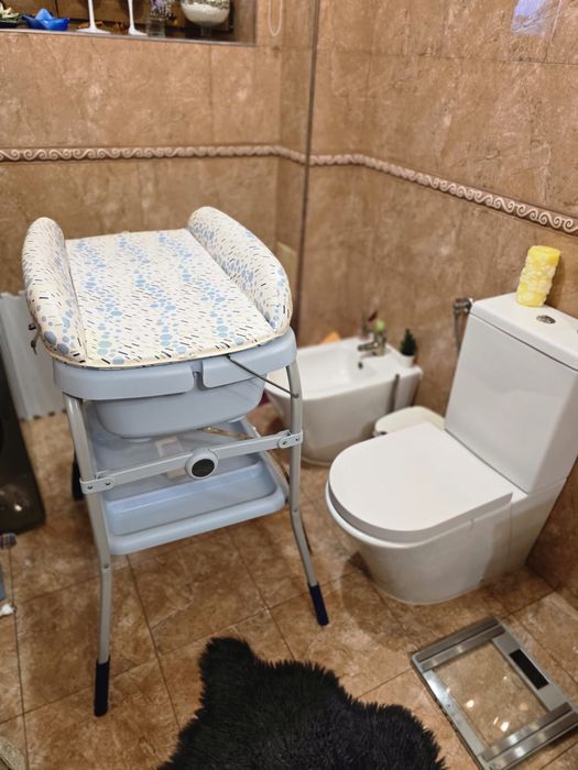 Cadita cu masa de infasat Chicco, Ocean, 0luni+