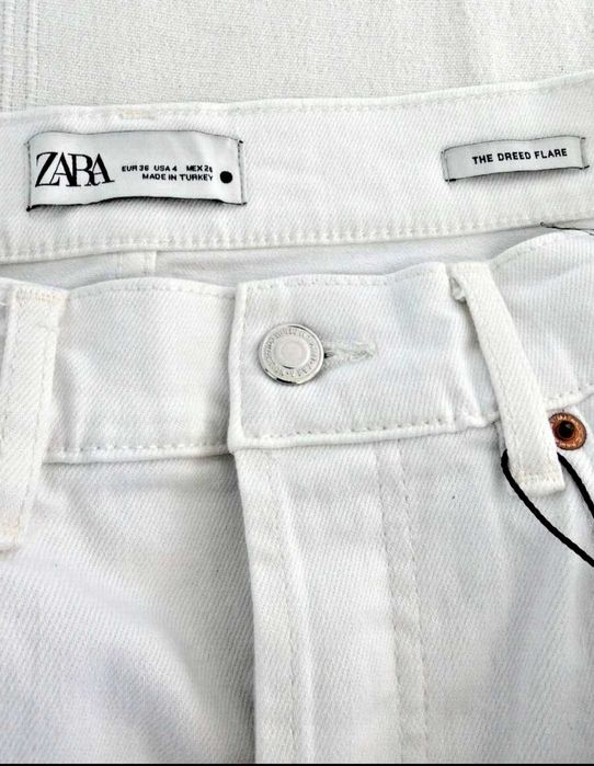 Дамски дънки Zara бели