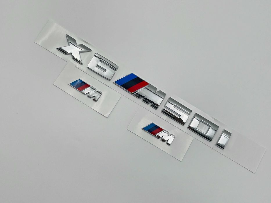 Set Embleme Compatibile BMW X6M50i