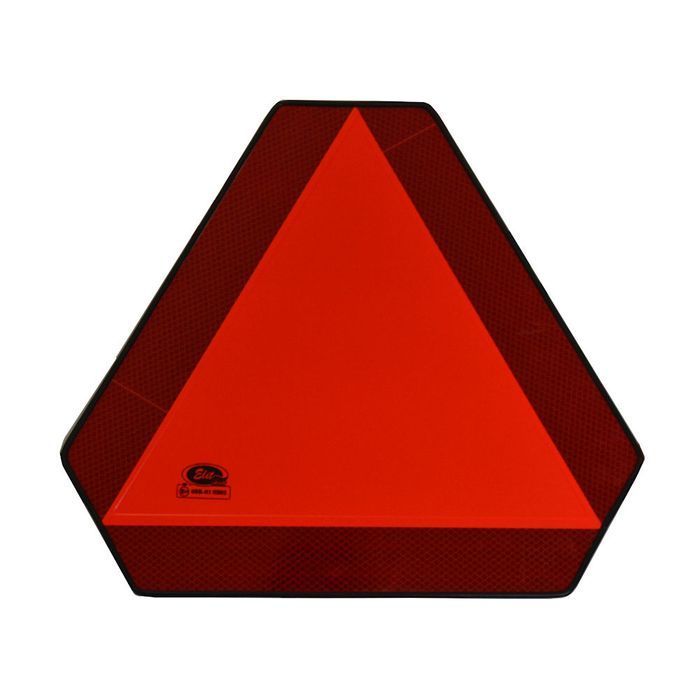 Triunghi reflectorizant BestAutoVest omologat ECE pentru vehicule lente 395x395mm, 1 buc