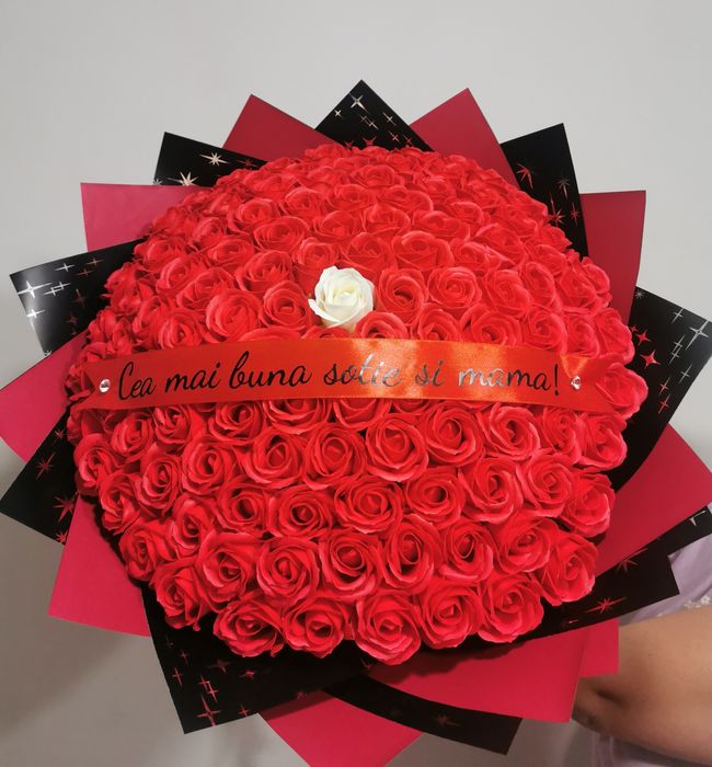 Buchete cu trandafiri de sapun