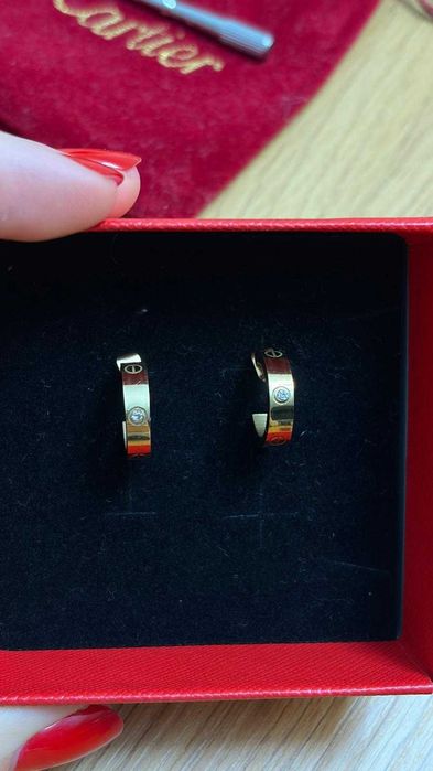 Cercei Cartier Gold