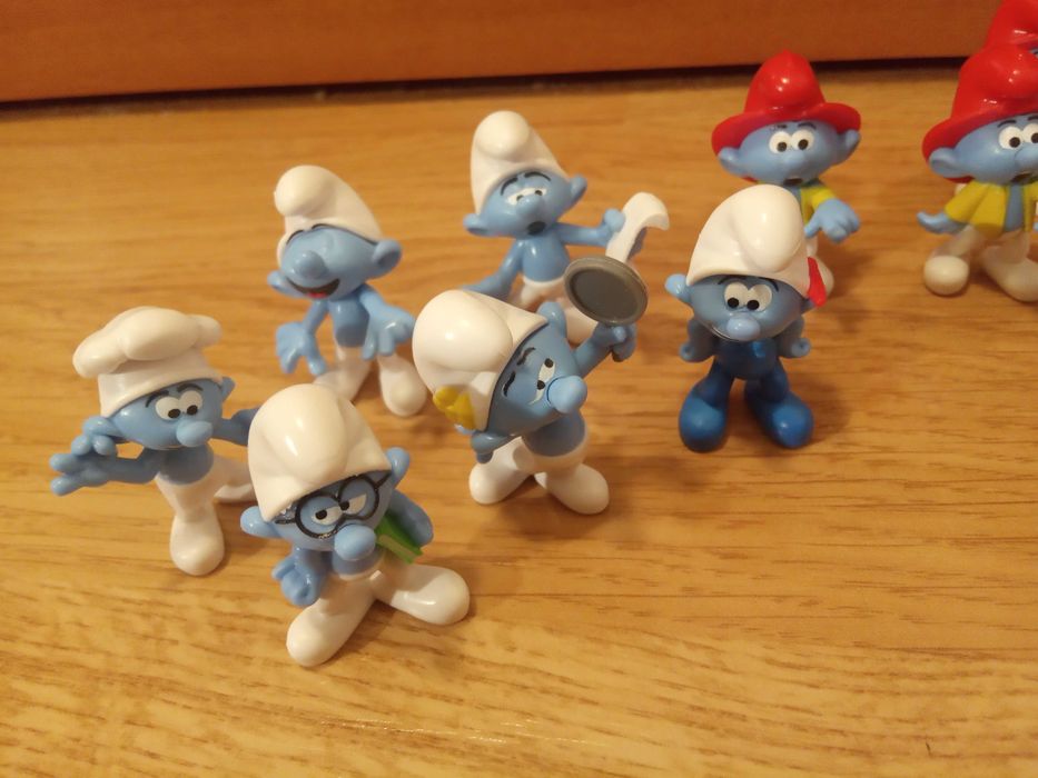 Figurine strumfii de la Kaufland, 42 de bucati