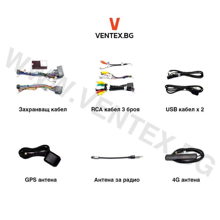 Мултимедия за Toyota RAV4 – Android, CarPlay, Bluetooth, GPS Навигация