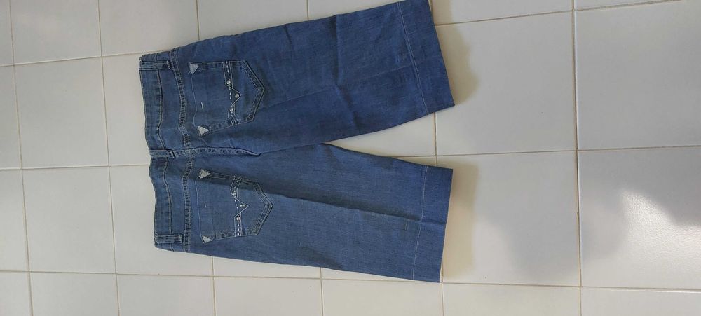 Дънкова пола и къси дънкови панталони