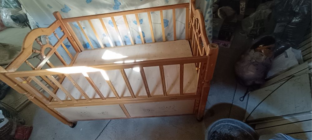 Детский манеж с люлькой