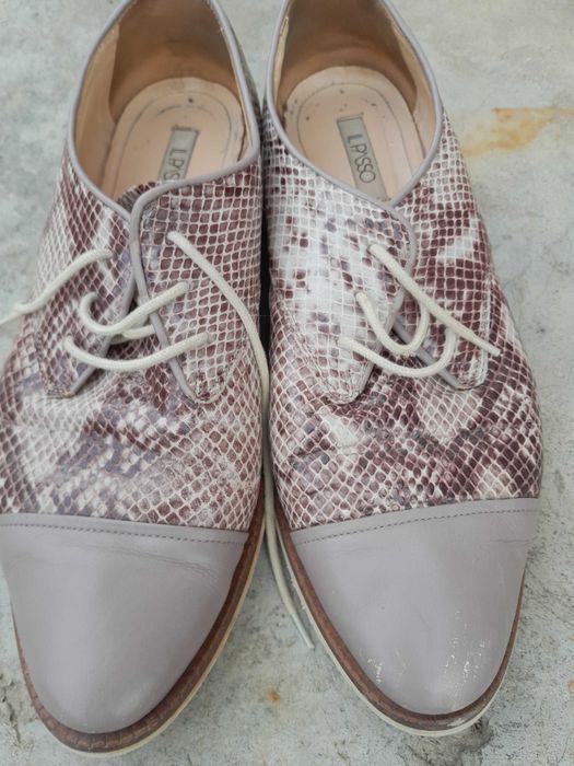 Papuci/pantofi dama din material textil si piele