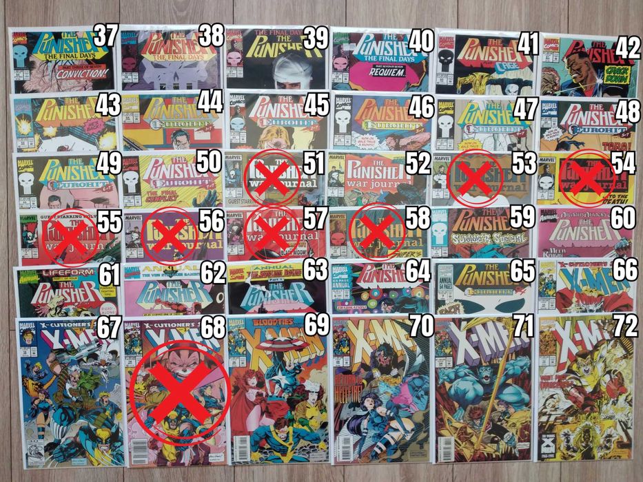 Comics Books / Комикси 2/2 - Punisher, X-Men, Hulk, Batman, Superman