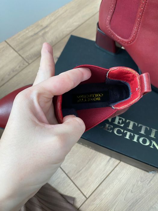 Ботинки новые кожаные