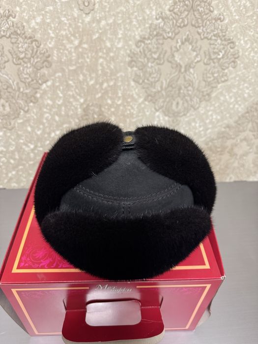 Шапка норковая, ушанка