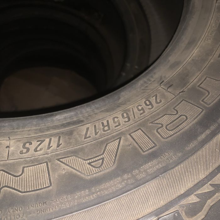 б/у покришка сатылад 265/65/17