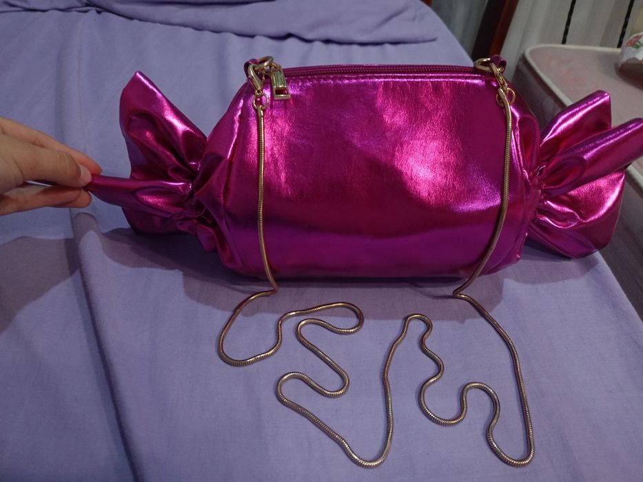 Сумка-конфеткв розовая