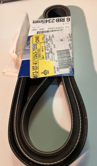 •	Заголовок Ремень приводной GM 6PK 2345 новый