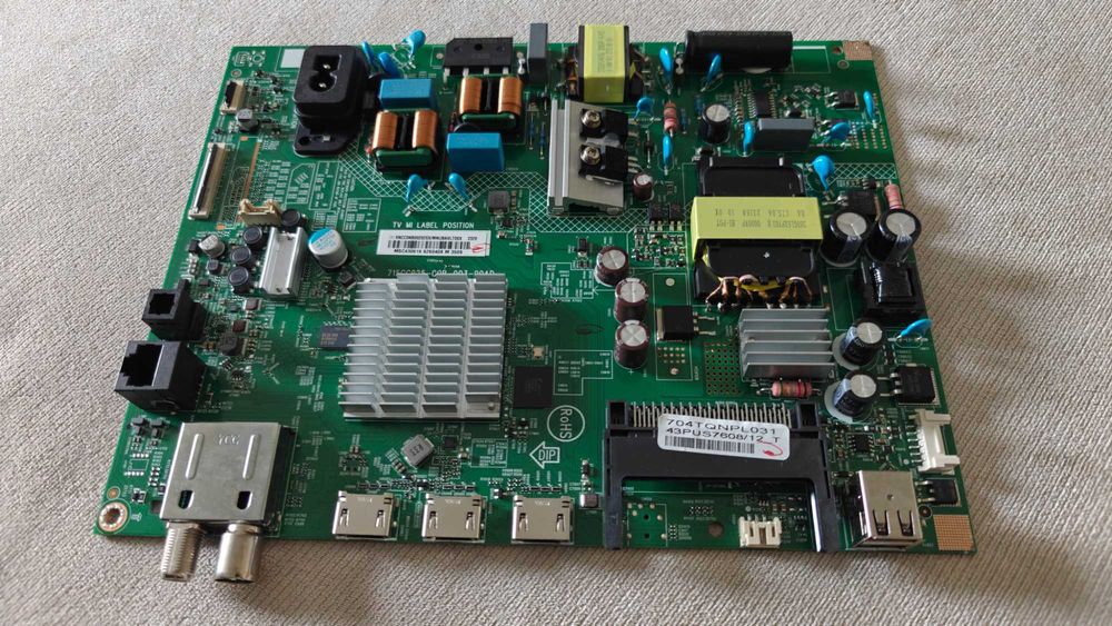 Дънна платка за Смарт ТВ PHILIPS 43PUS7608/12, 715GC925-C0B-003-004D