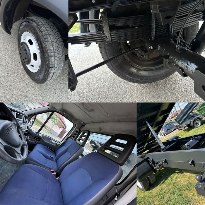 Iveco Daily Basculabil 35C15 - 3.0 - 180 cai, bena basculabila trilaterală