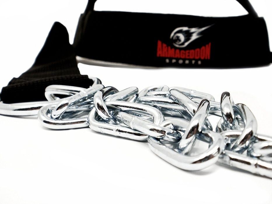 Шлем за трениране на врат с метална верига (оглавник)