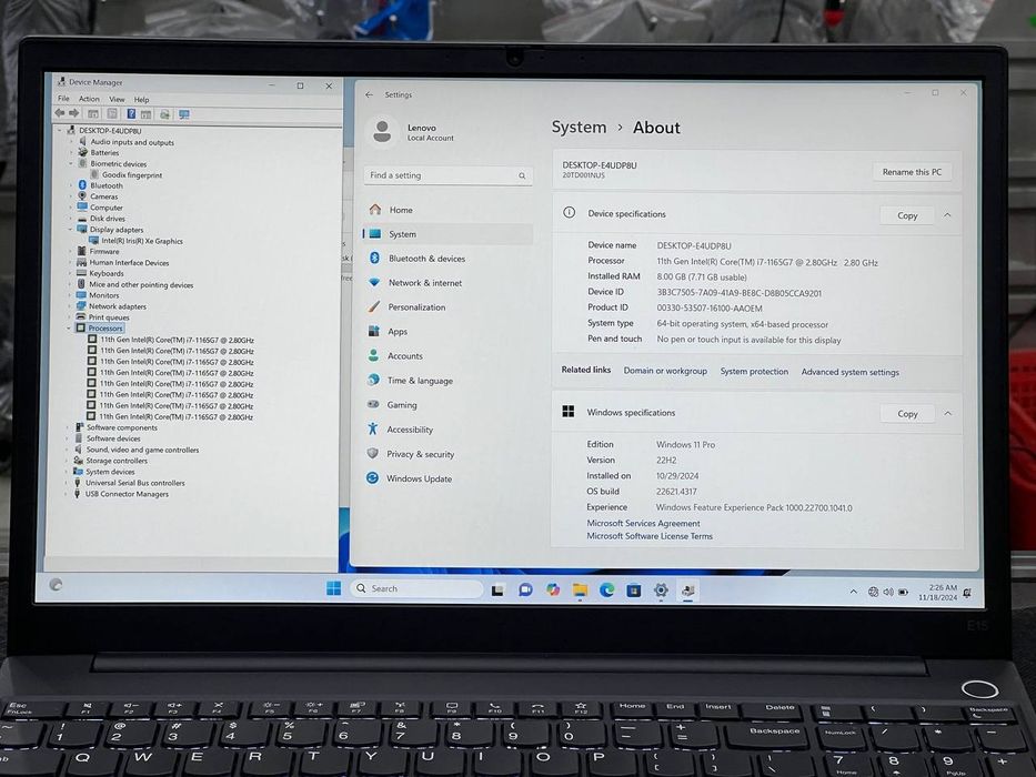 Lenovo ThinkPad Core i7