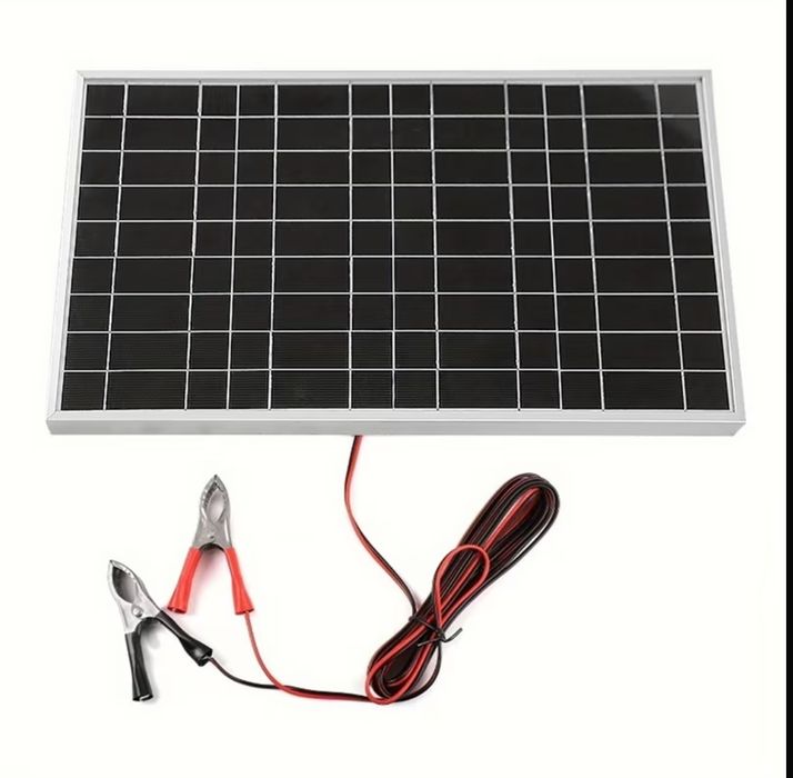 Kit Panou solar 20W + Controler 100 A ( încărcare baterii 12/24V) ideal acasă iluminare curte, încărcare telefoane , tablete , laptopuri etc