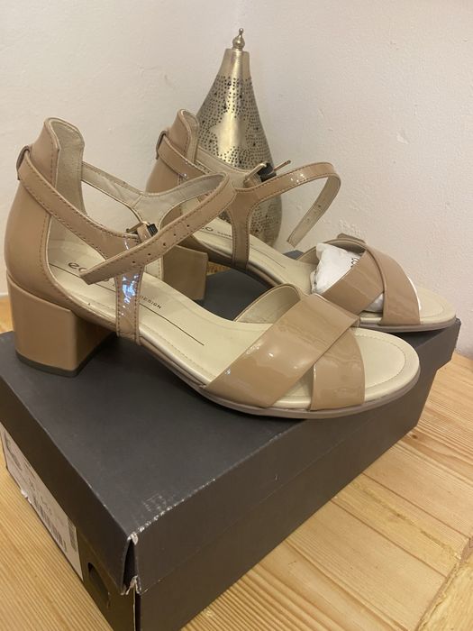 Sandale piele naturala ECCO noi, in cutie, marimea 36