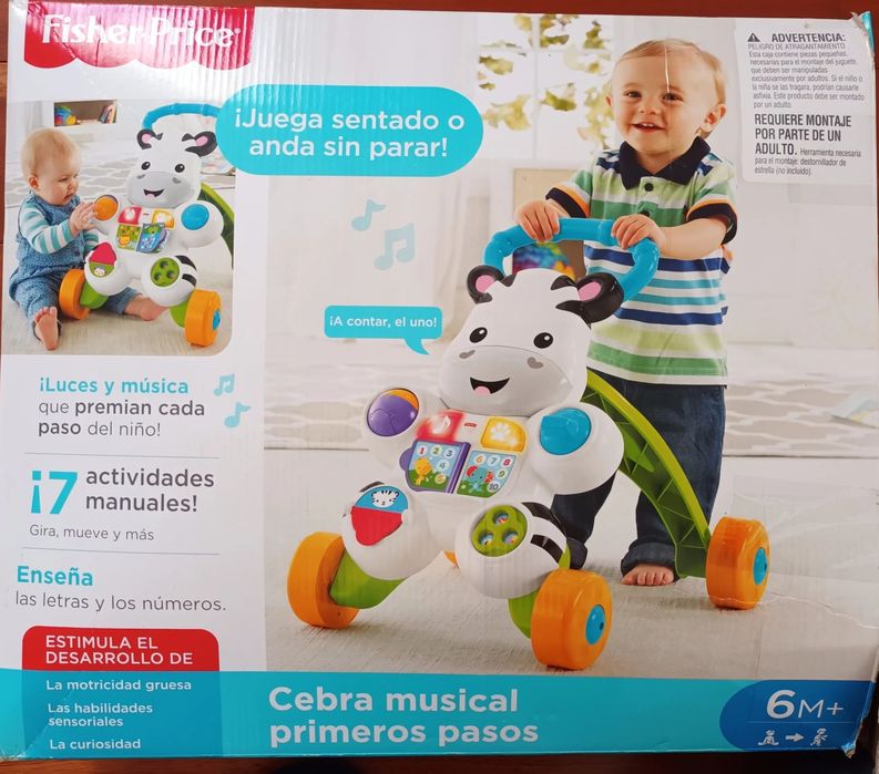 Музикална проходилка Зебра - Fisher Price