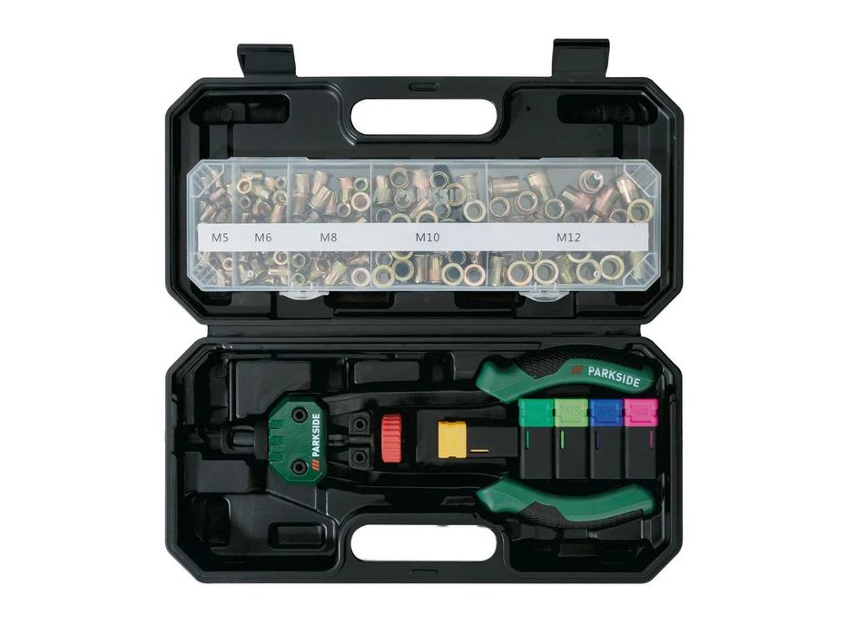 PARKSIDE® Клещи за нитове (нитачка), включително 150 нит гайки