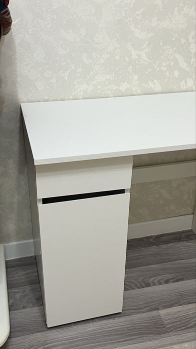 Стол компьютерный Токио, 86х50x75 см, белый