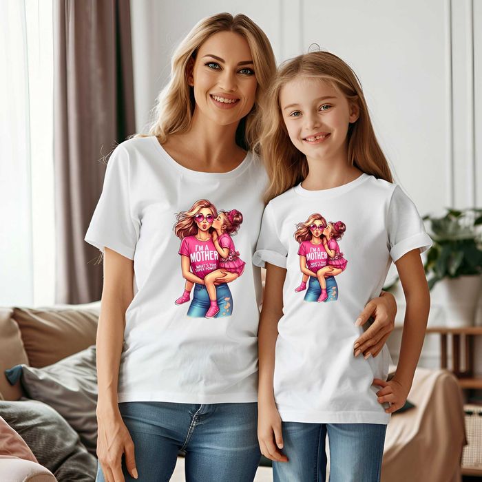 Нови тениски Мама и Аз, Еднакви тениски майка и момиче