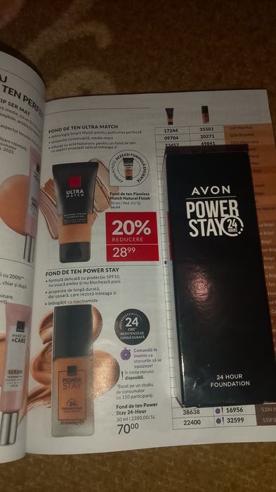 Fond de ten Avon negociabil