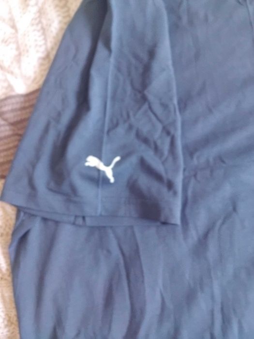 Оригинална мъжка тениска Puma (Тъмносиня / Сива)Доставено от USA