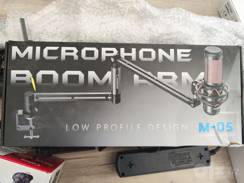 Низкопрофильный пантограф для микрофона Cacencan M05 (Стойка / Boom Ar