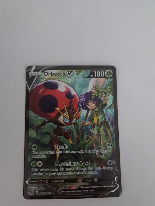 Pokemon card Orbeetle V