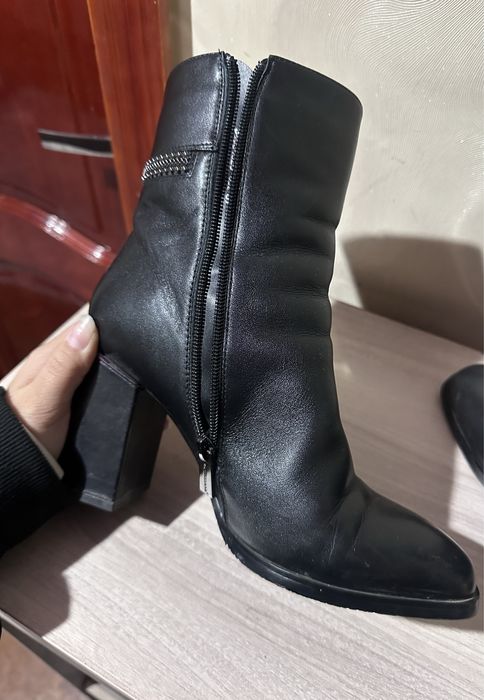 зимние ботильоны кожа, зима 37р