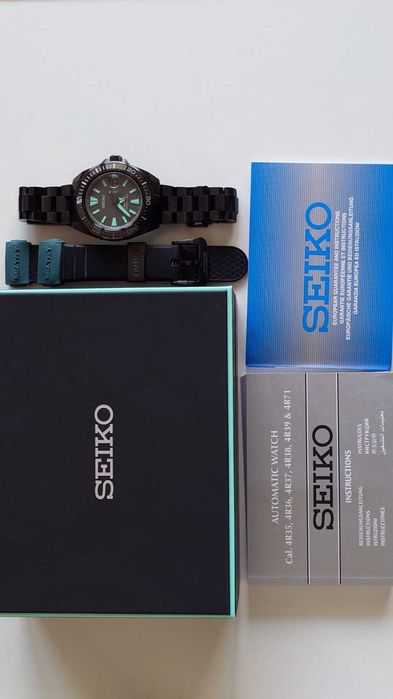 Ръчен часовник Лимитирана Серия Сейко Самурай Black Series