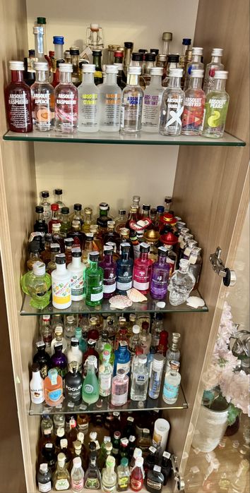 Colectie de mini sticlute alcool - 50 ml