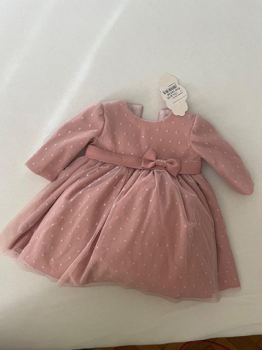 Rochie bebe Roz Pudra 68cm
