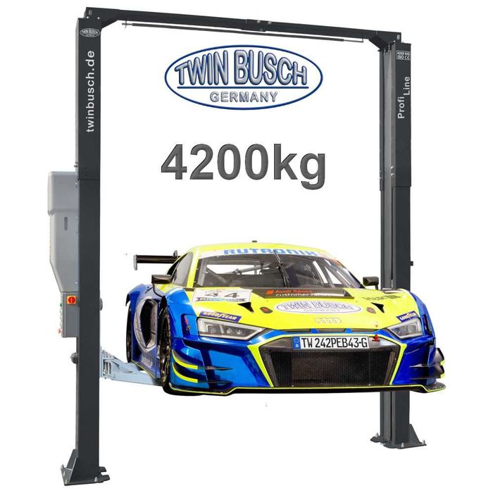 Подемник двуколонен 4.2t горна синхронизация ел.магнитнo заключване