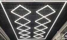 14 hexagoane led honeycomb 672w- Rece/Neutru-optional app pe telefon