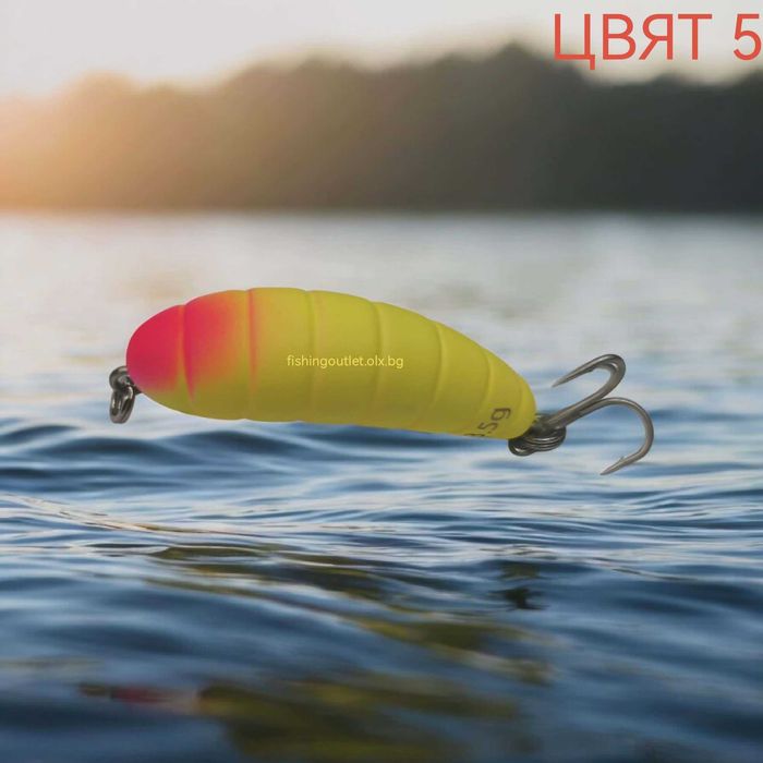 Микро воблери Okinwa - ларва на восъчен молец (КАМОЛА) - 3.5гр / 40мм