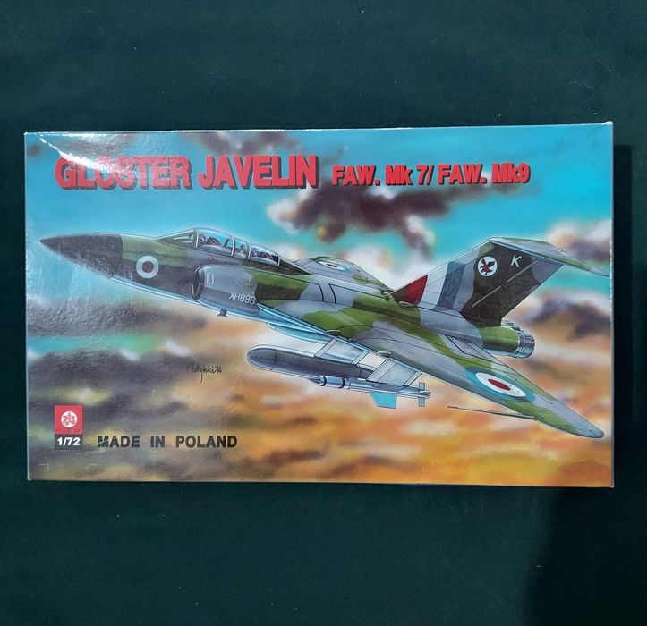 Macheta avion militar Gloster Javelin-Poland  Kit-colectie