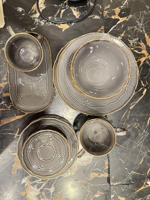 Сервиз Waseela серый