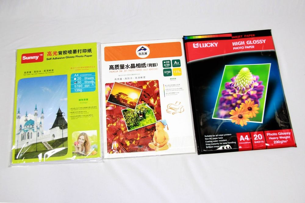 Фотобумага матовий Оптом и Розницу глансивий Fotobumaga Optom