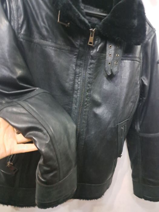 Кожено яке с топла подплата!