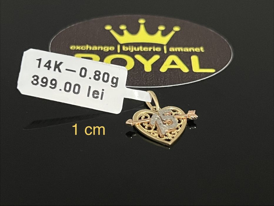 Bijuteria Royal CB : Pandant aur 14K 0,80 grame