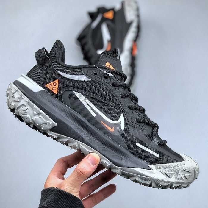 Нови мъжки маратонки Nike ACG Mountain Fly 2 Low Black Grey Orange