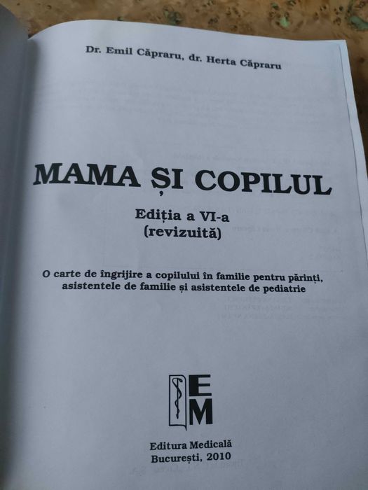 Cartea Mama si copilul - Capraru