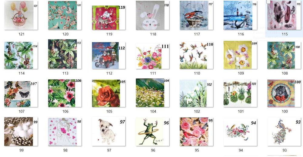 300 броя салфетки