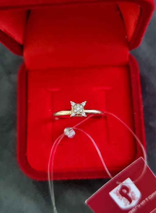 НОВЫЕ золотые кольца, размер 18,5