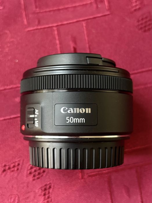 ЧИСТО НОВ Canon EF 50mm f/1.8 STM