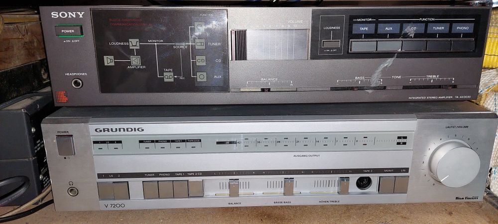 Amplificator Denon,Sony și Grundig