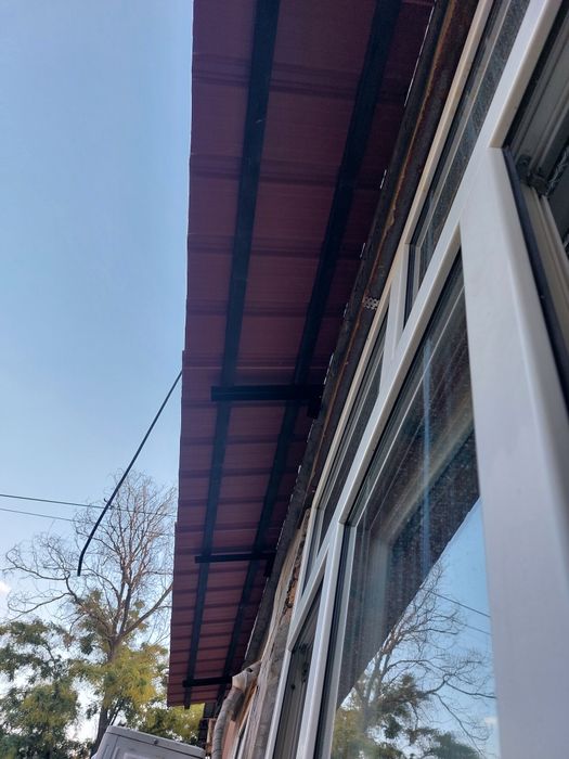 Установка  бесшумные  КОЗЫРЬКИ  и  РОЛИКИ ! + Наружная  Подоконники  !